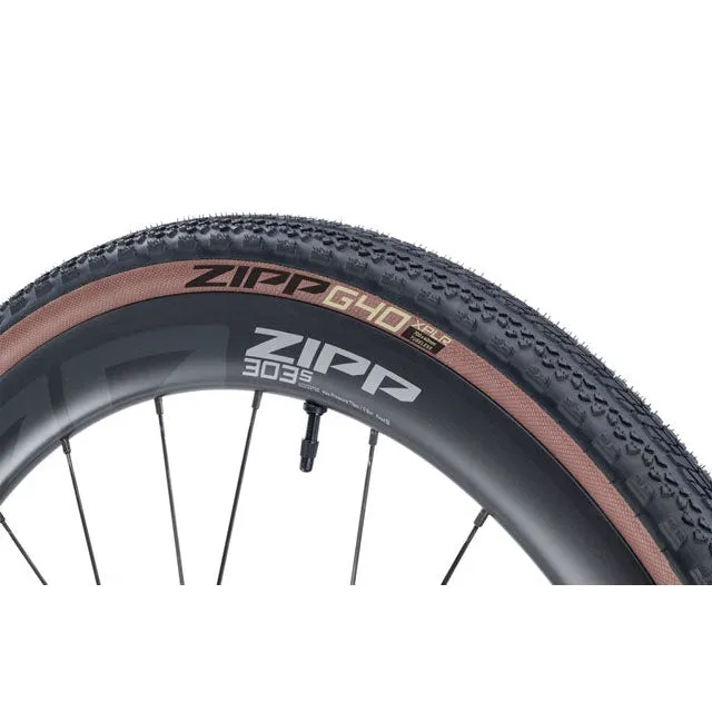 G40 XPLR Puncture Resistant Gravel Bike Tire - 700 x 40, Tubeless, Black/Tan, A2