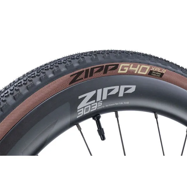 G40 XPLR Puncture Resistant Gravel Bike Tire - 700 x 40, Tubeless, Black/Tan, A2