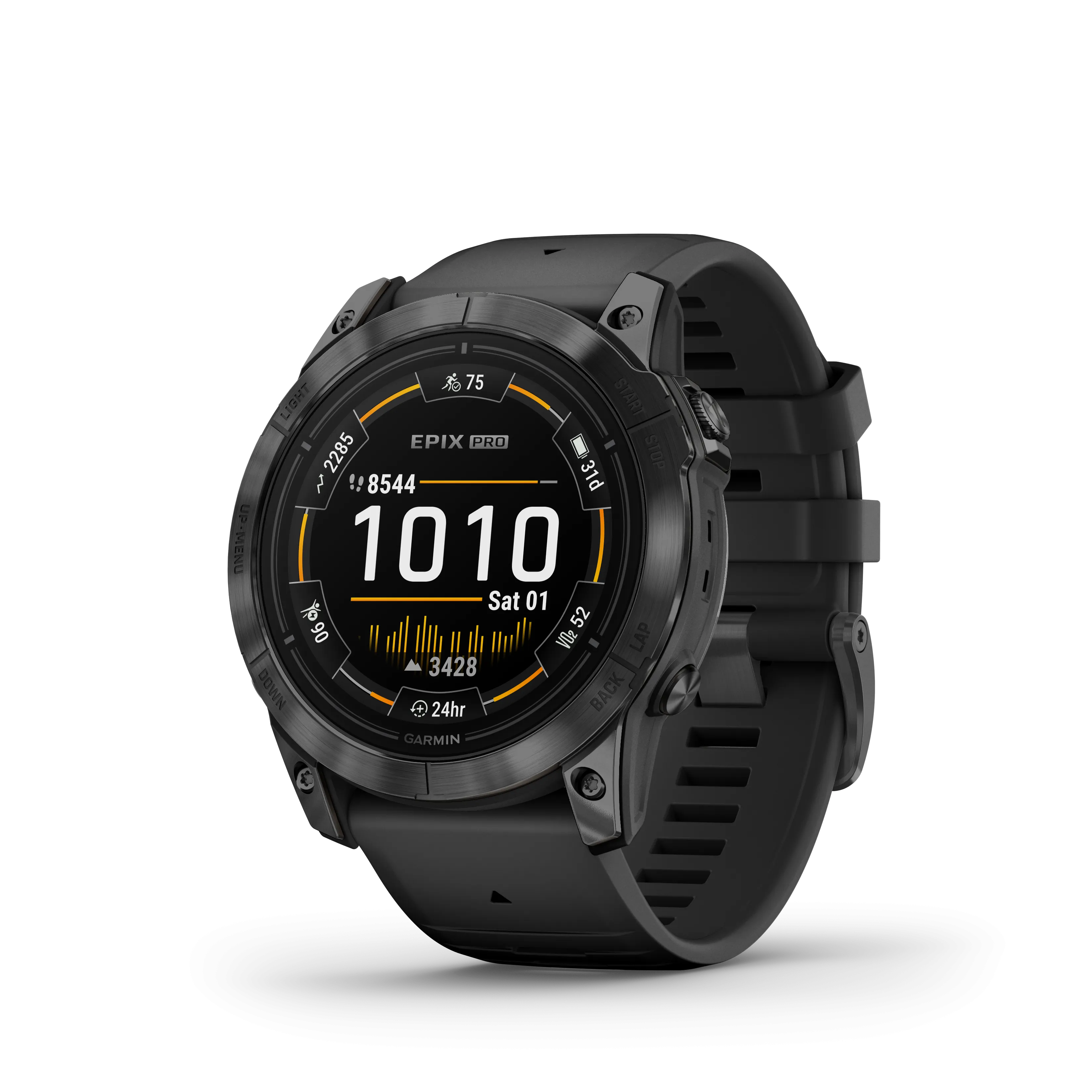 Garmin Epix™ Pro (Gen 2) – Standard Edition 51 mm Smart Watch - Slate Gray with Black Band