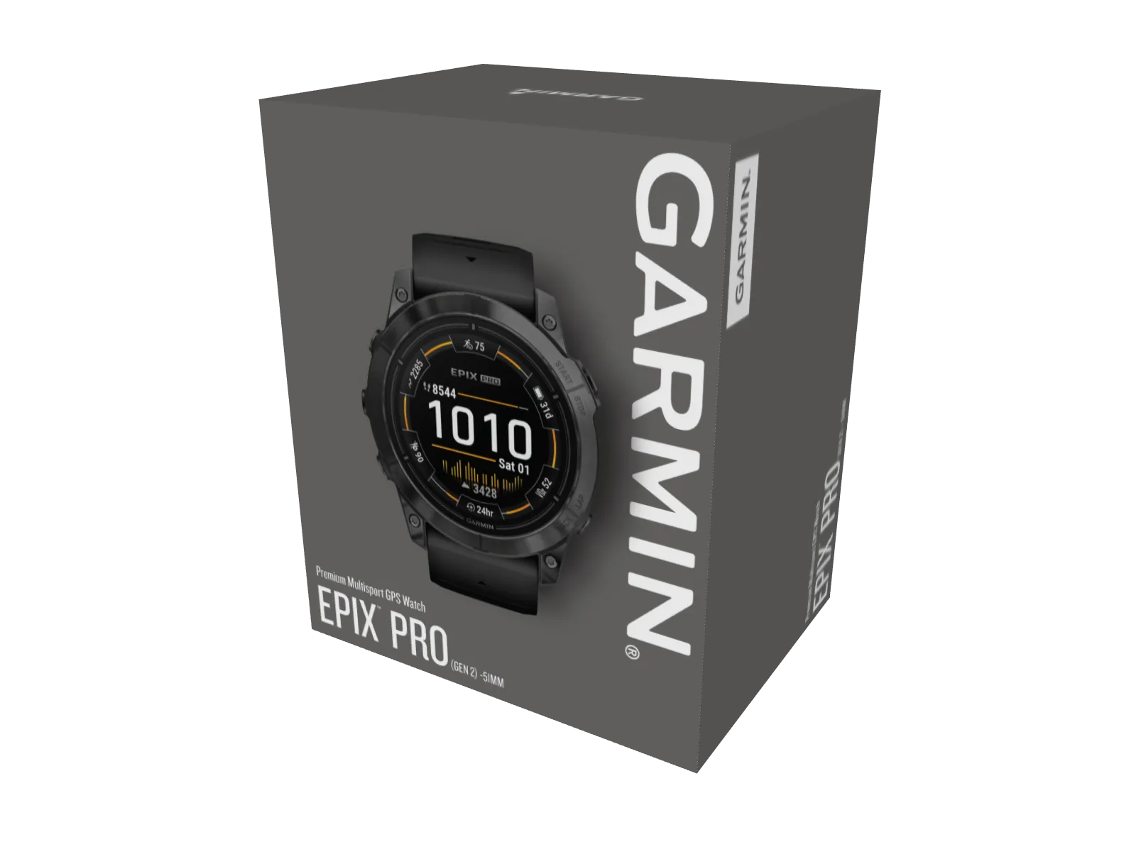 Garmin Epix™ Pro (Gen 2) – Standard Edition 51 mm Smart Watch - Slate Gray with Black Band