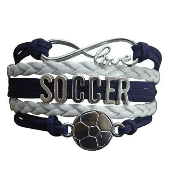 Girls Soccer Bracelet - 12 Team Colors