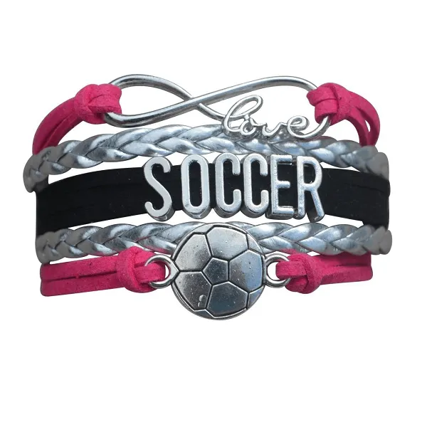 Girls Soccer Bracelet - 12 Team Colors