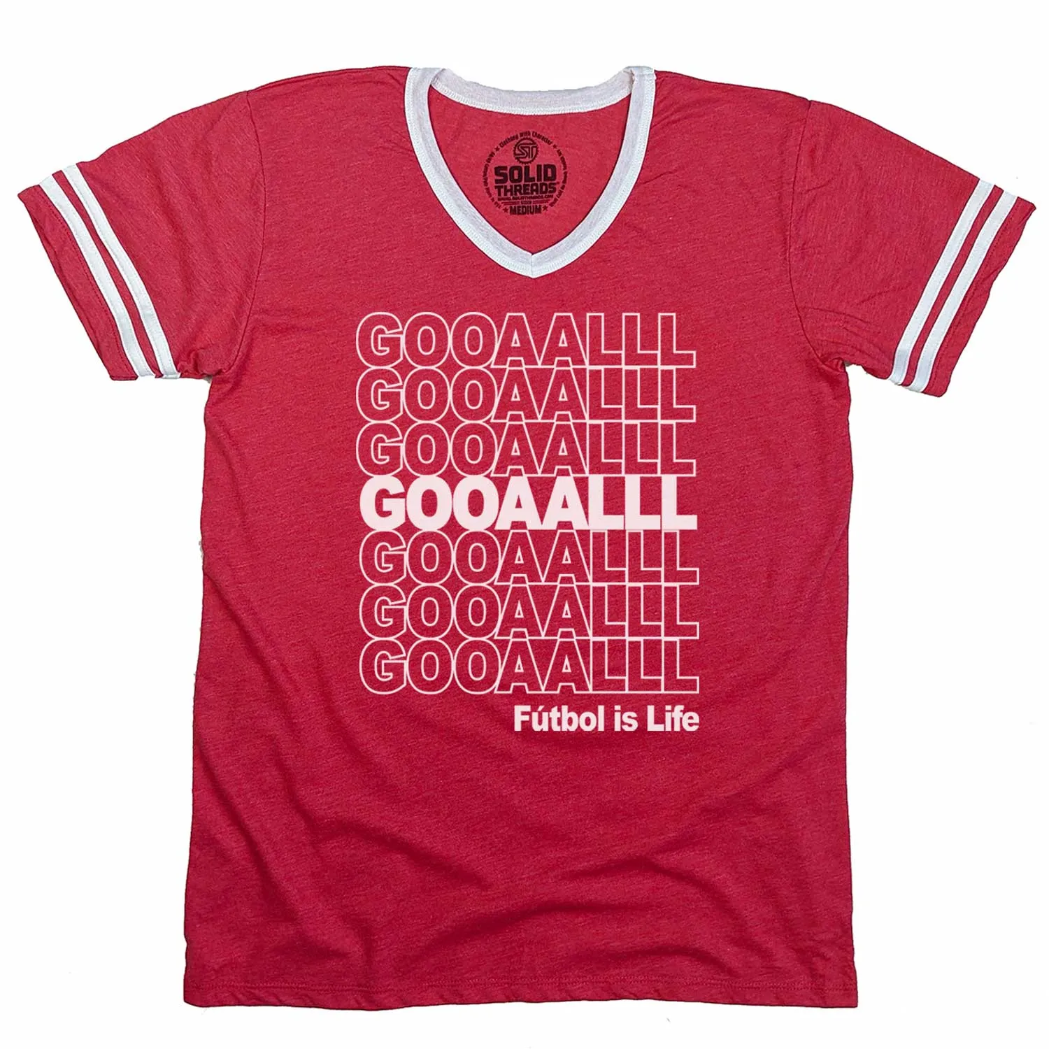 Goaalll V-Neck Tee