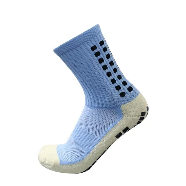 Goatfinds Anti Slip Soccer Sock/Cotton Football Men Womens Grip Socks