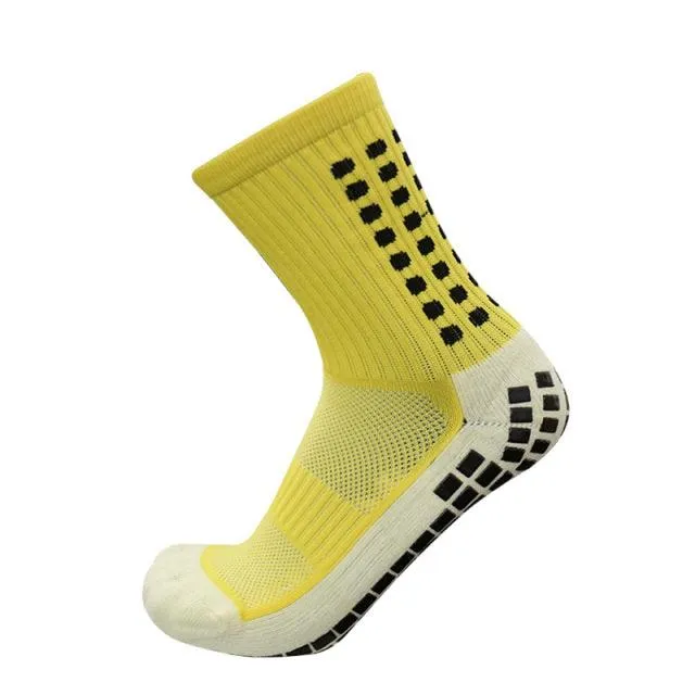 Goatfinds Anti Slip Soccer Sock/Cotton Football Men Womens Grip Socks