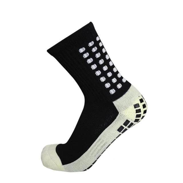 Goatfinds Anti Slip Soccer Sock/Cotton Football Men Womens Grip Socks