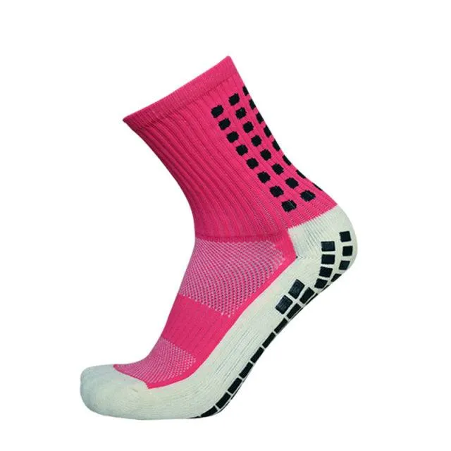 Goatfinds Anti Slip Soccer Sock/Cotton Football Men Womens Grip Socks