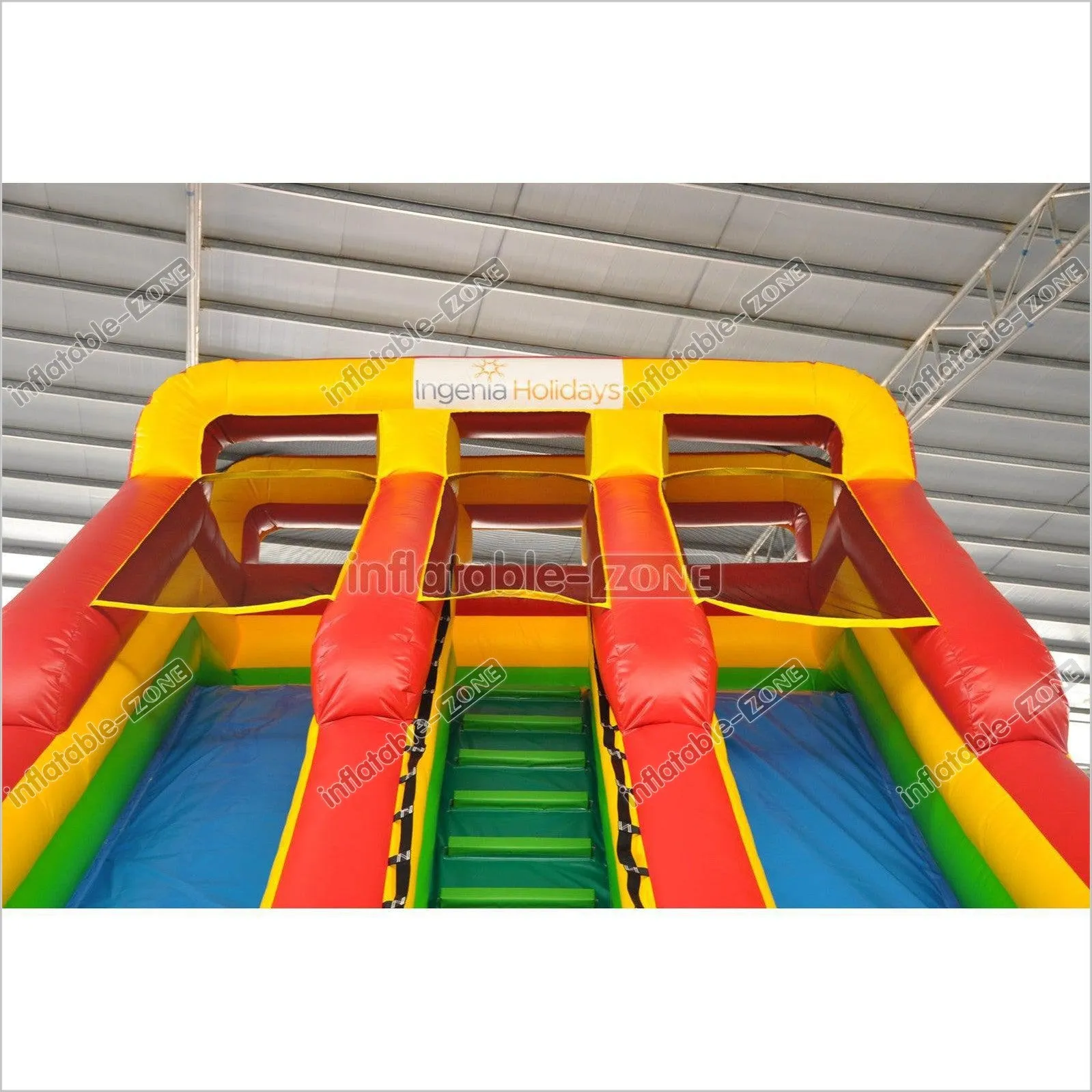 Inflatable Dry Slide Colorful Blow Up Slip And Slide