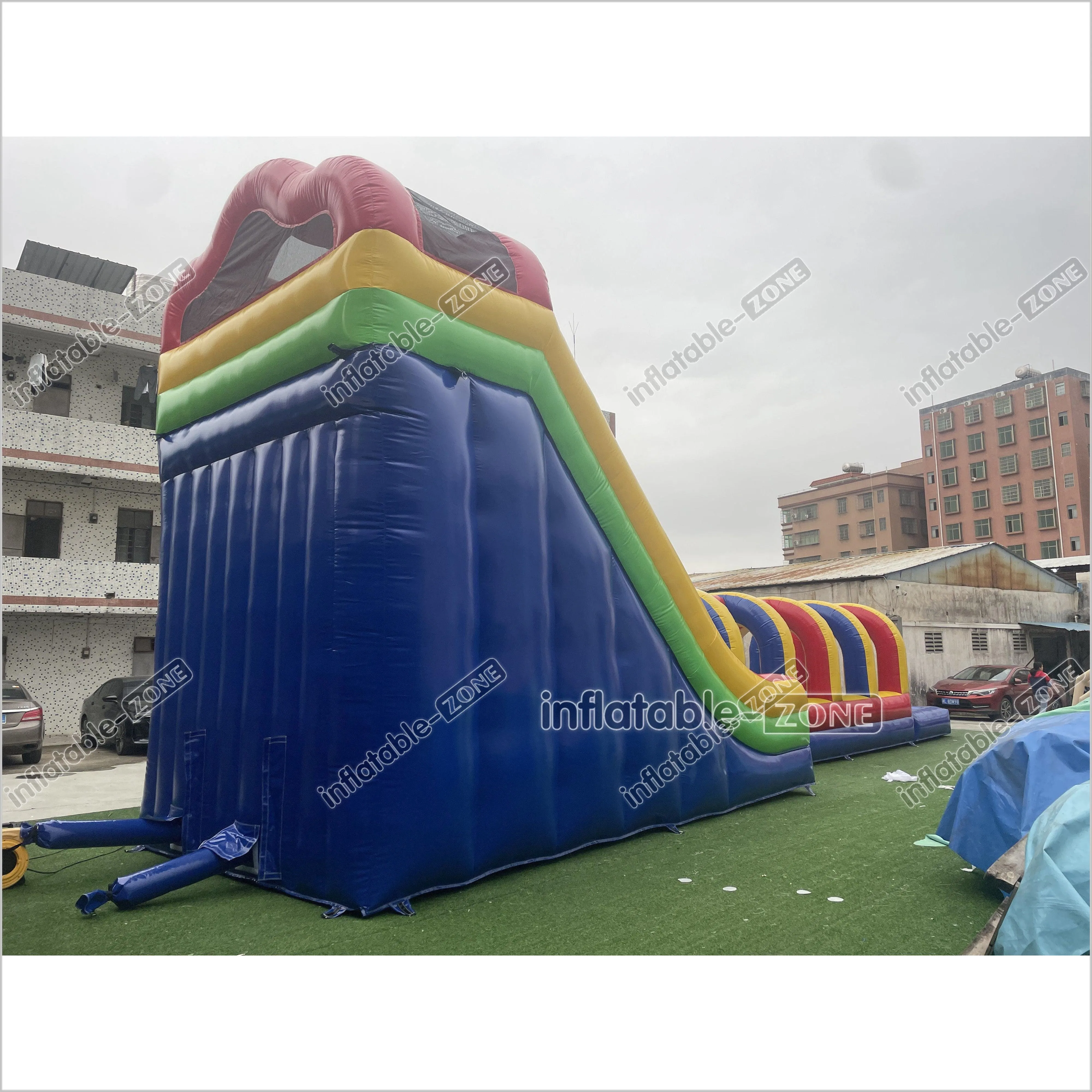 Inflatable Slip N Slide Inflatable Water Slide Large Outdoor Waterslide For Above Ground Pool