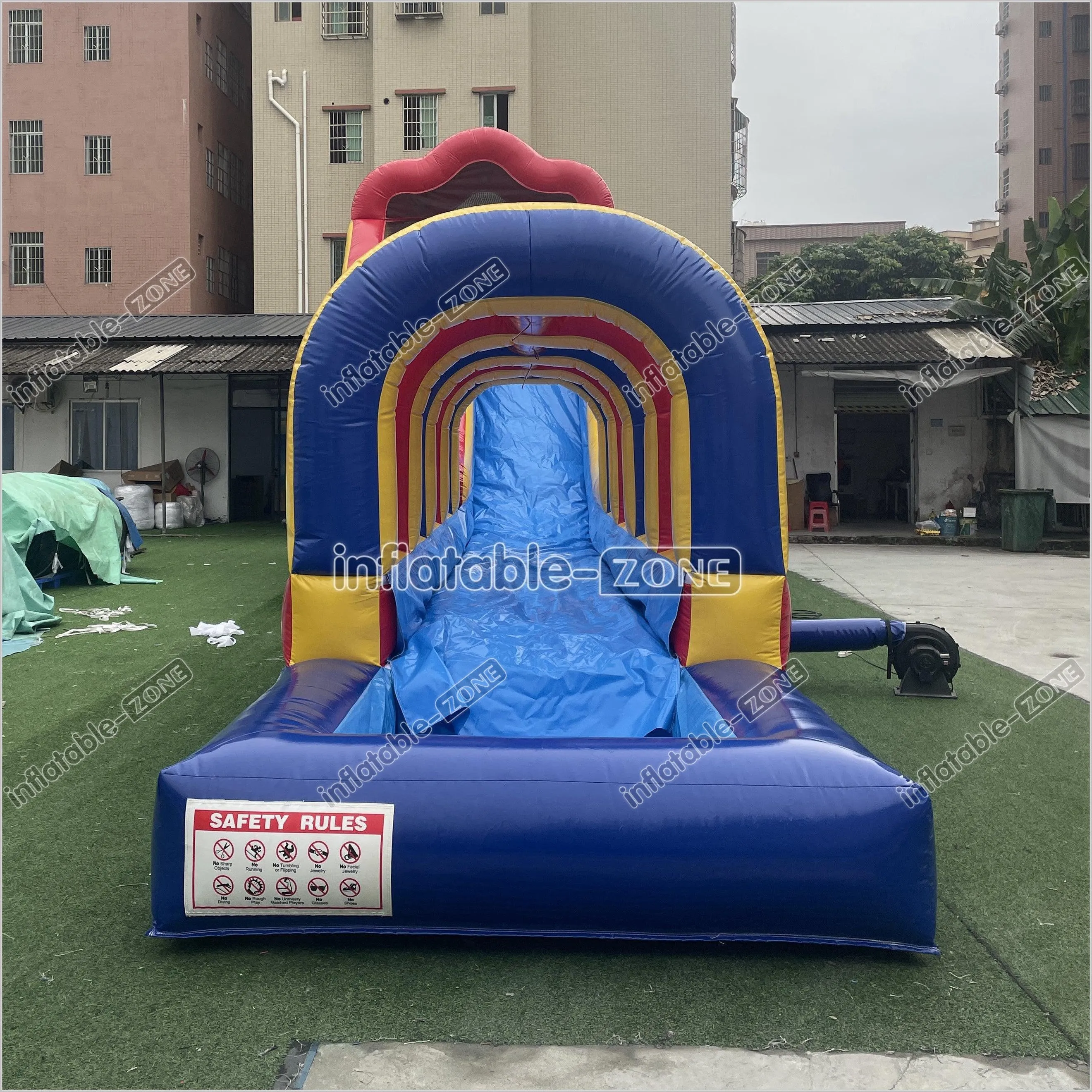 Inflatable Slip N Slide Inflatable Water Slide Large Outdoor Waterslide For Above Ground Pool