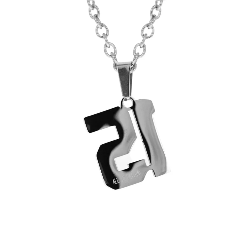 Jersey Number Necklace | Stainless Steel