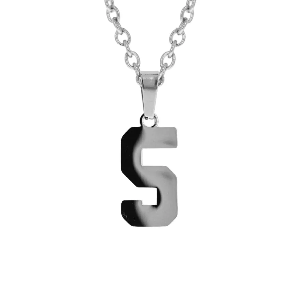 Jersey Number Necklace | Stainless Steel