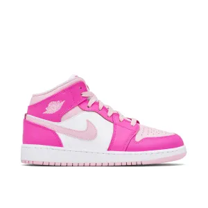 Jordan 1 Mid Fierce Pink (GS)