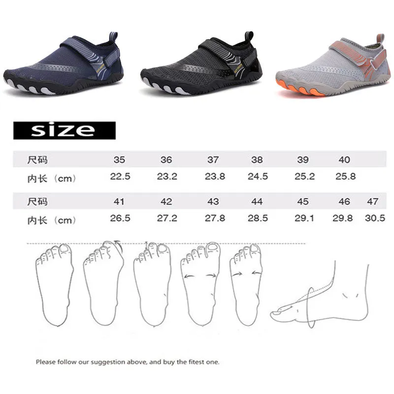 Joskaa school supplies  Men Women Quick-Dry Water Shoes Breathable Aqua Upstream Unisex Antiskid Outdoor Sports Wearproof Beach Sneakers Wading Shoes