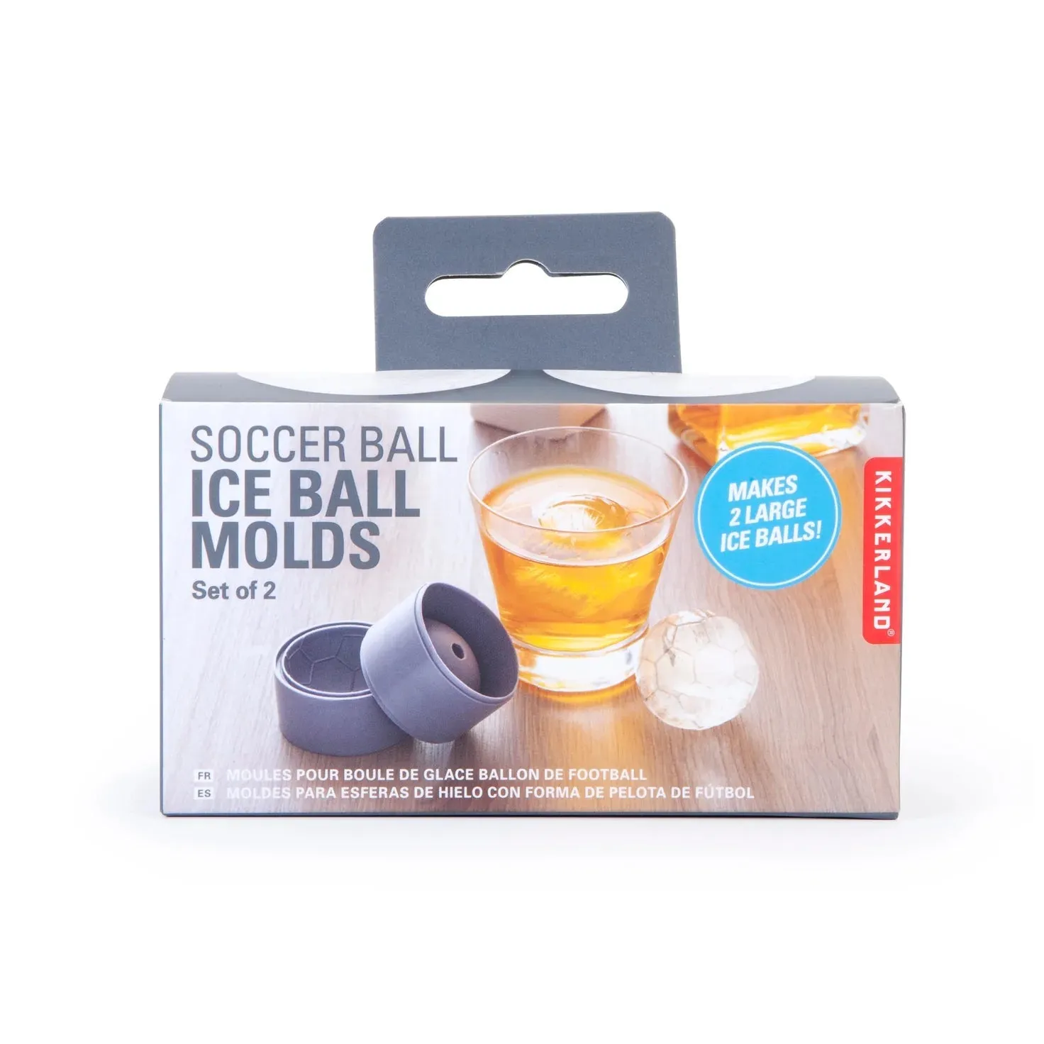 Kikkerland Football Ice Ball Moulds