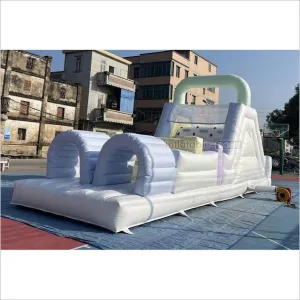 Large Inflatable Obstacle Course Slip And Slide Birthday Party Fun Obstacle Course For Adults