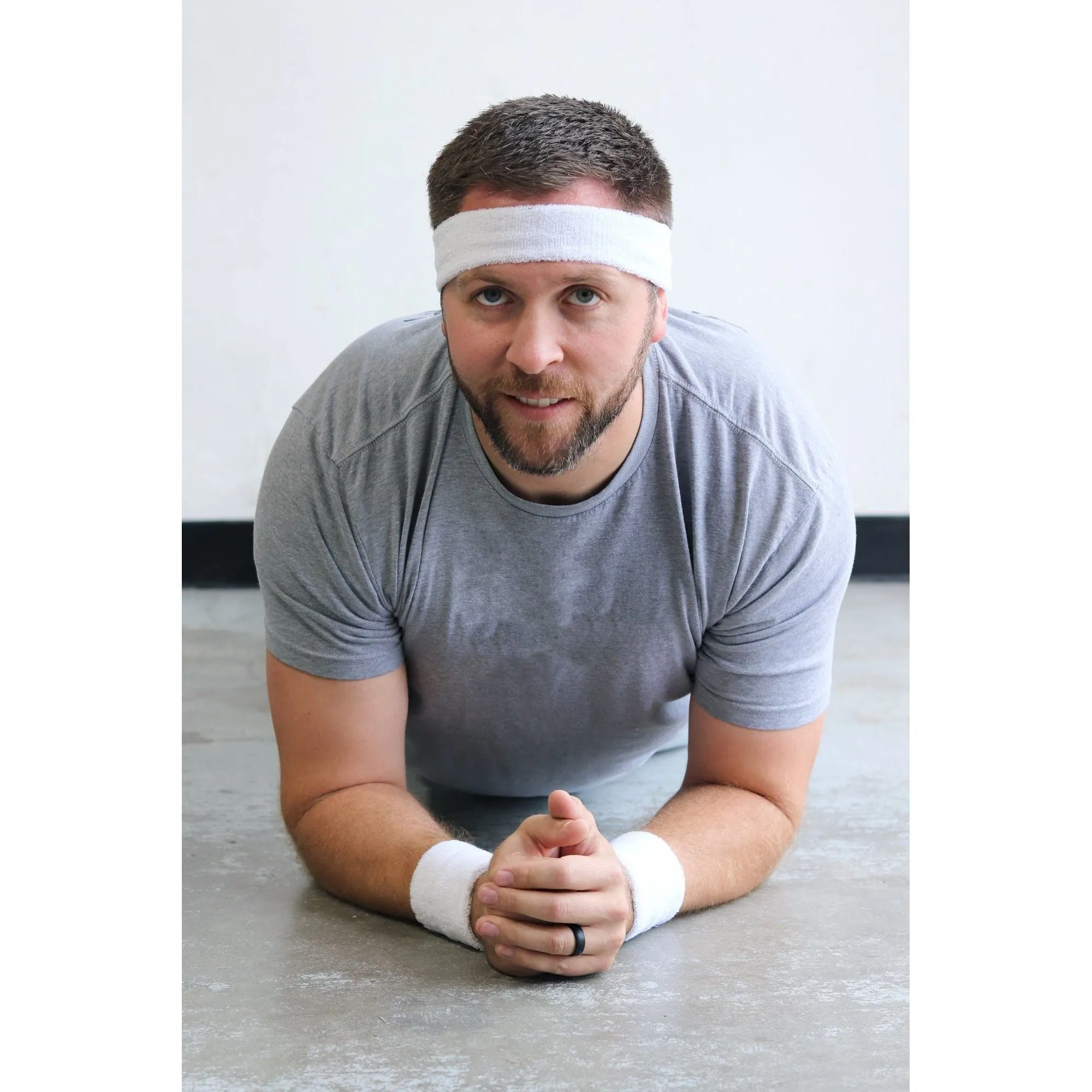 Medium Purple Sweatband Set