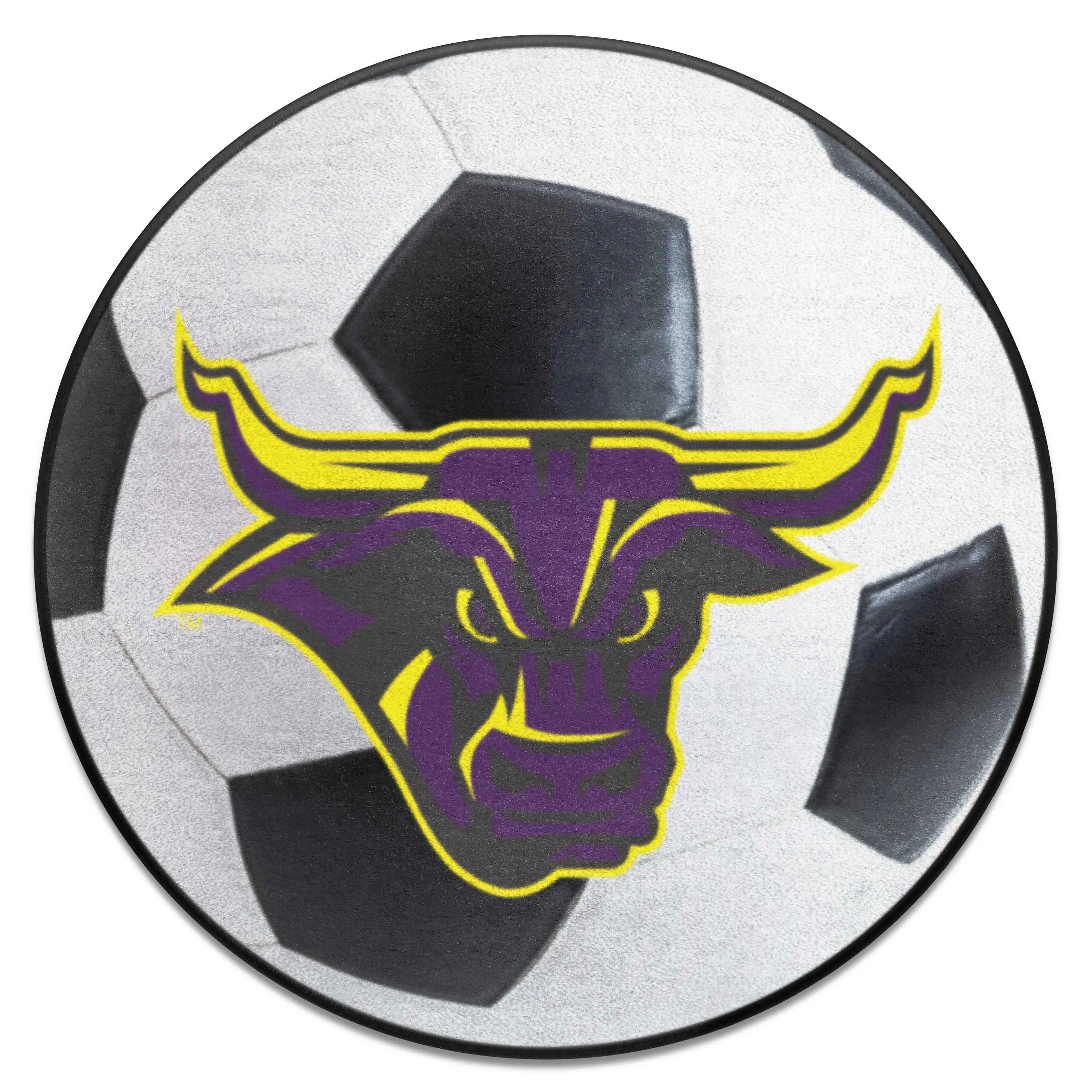 Minnesota State - Mankato Mavericks Soccer Ball Rug - 27in. Diameter