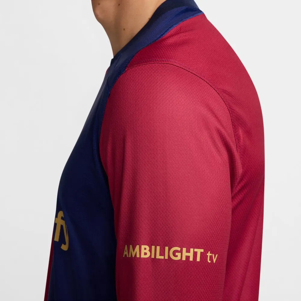 Nike Barcelona 2024/25 Long-Sleeve Stadium Home Jersey