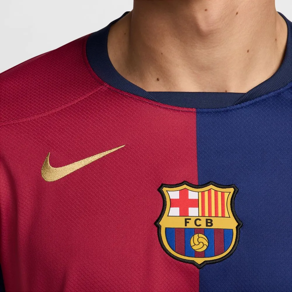 Nike Barcelona 2024/25 Long-Sleeve Stadium Home Jersey