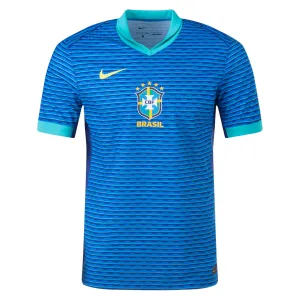 Nike Brazil Authentic Away Jersey 24/25 Soar/Dynamic Yellow)