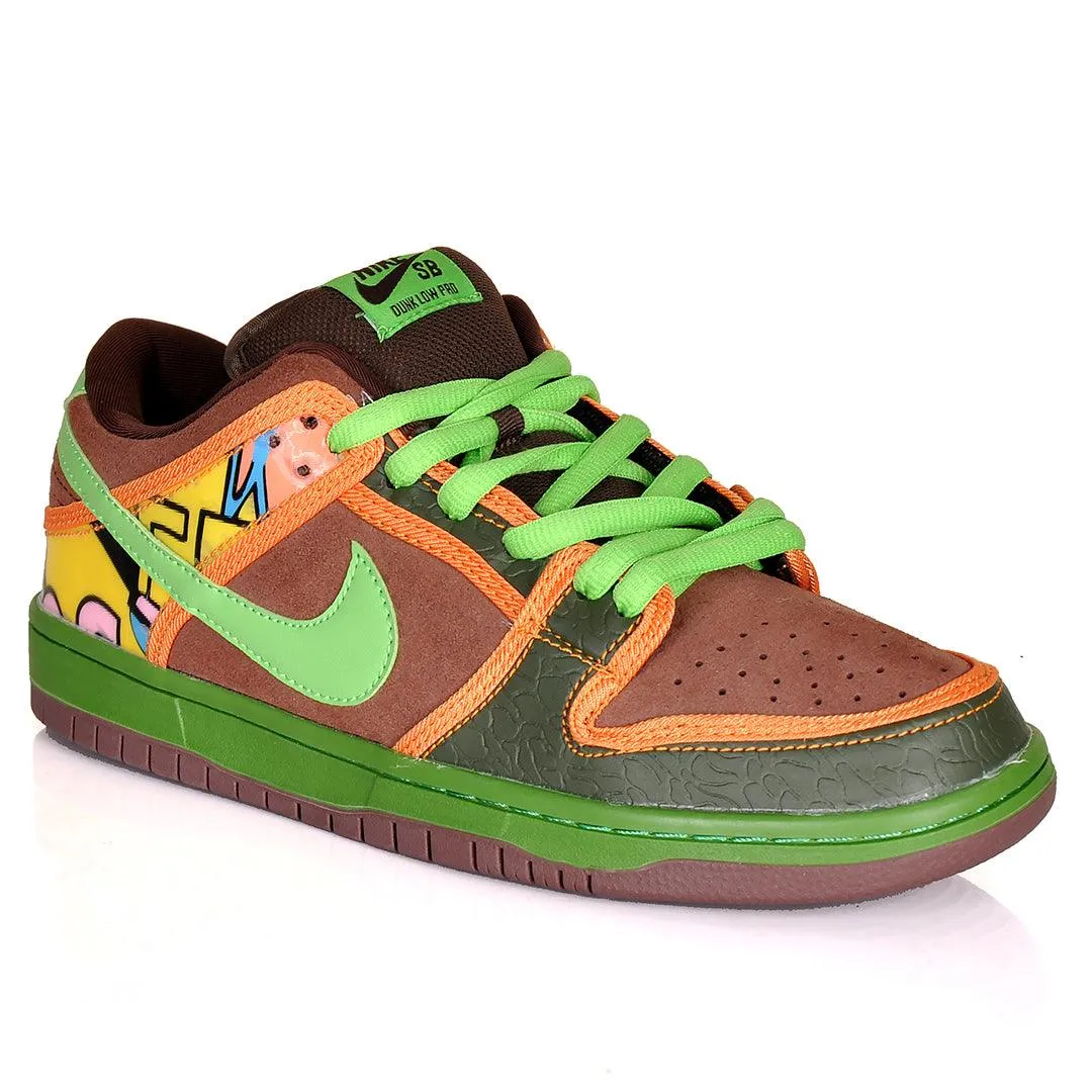 NK SB Dunk Low Pro Mixed Green Sneakers