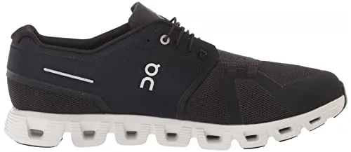 ON Men's Cloud 5 Sneakers, Black/White Trail Shoes