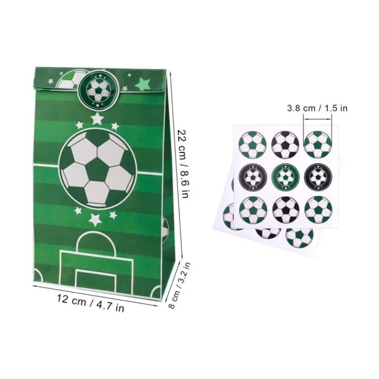 Paper Party Bag | Soccer | 12 Pcs