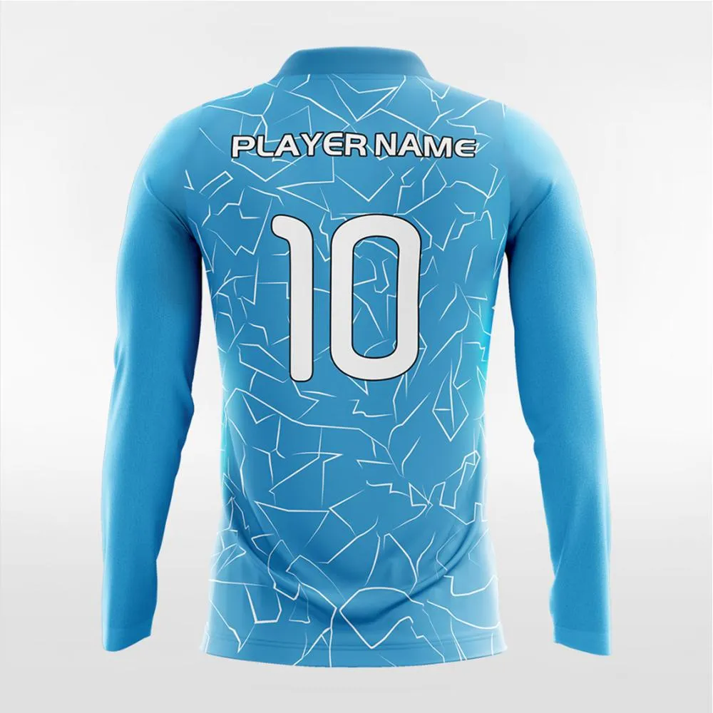 Partenopei - Customized Men's Sublimated Long Sleeve Soccer Jersey