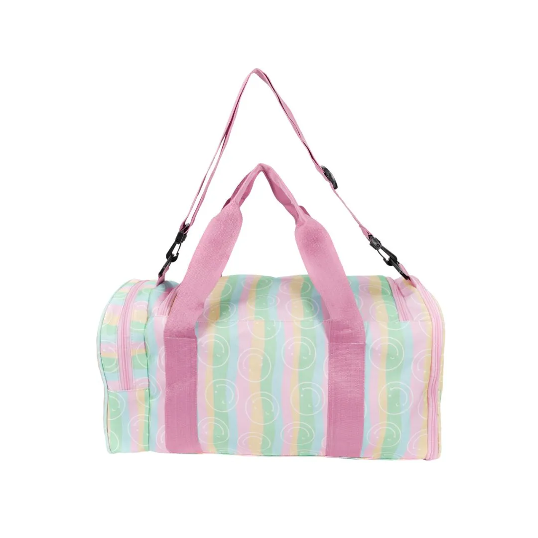 Pastel Smiles Duffle Bag