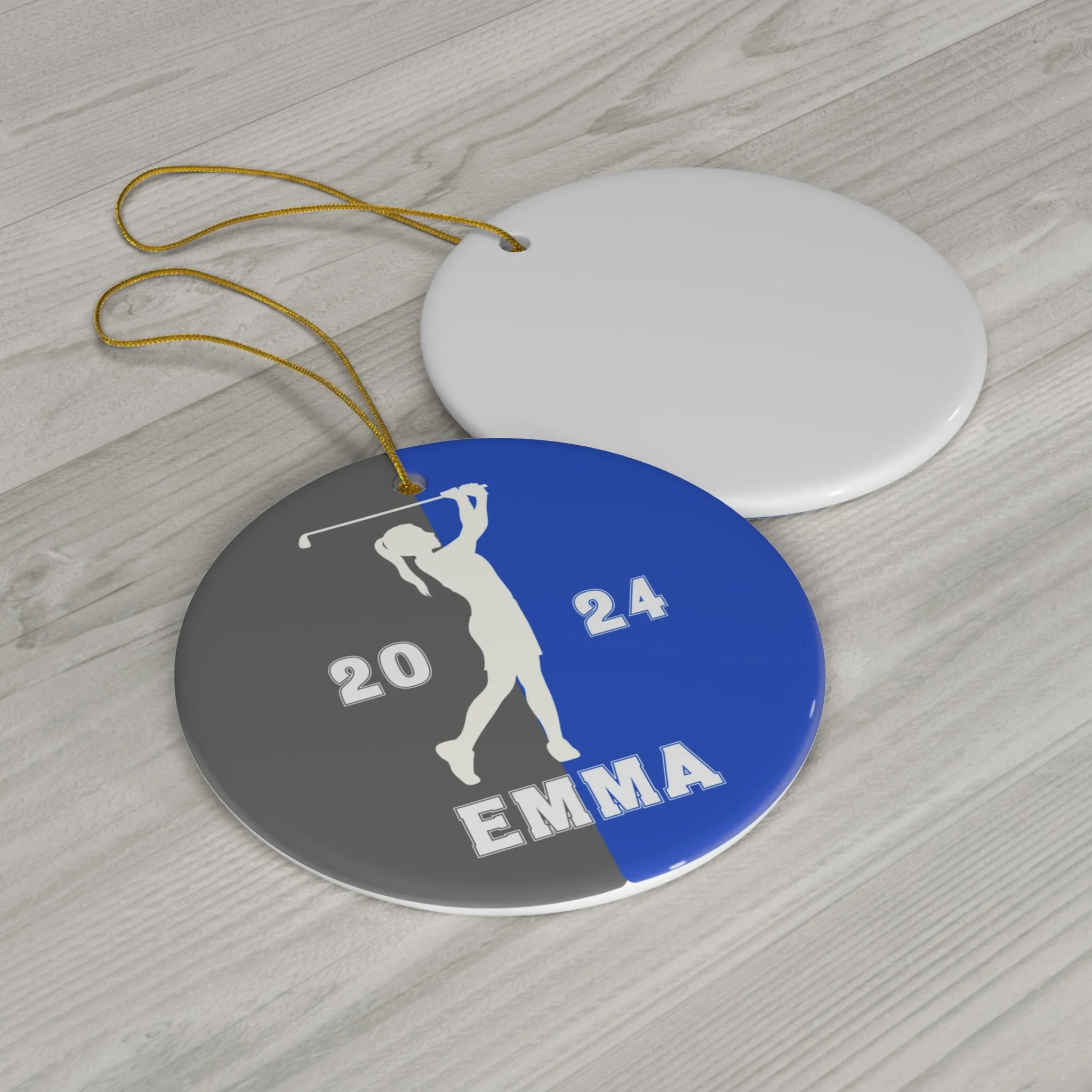 Personalized Golf Ornament