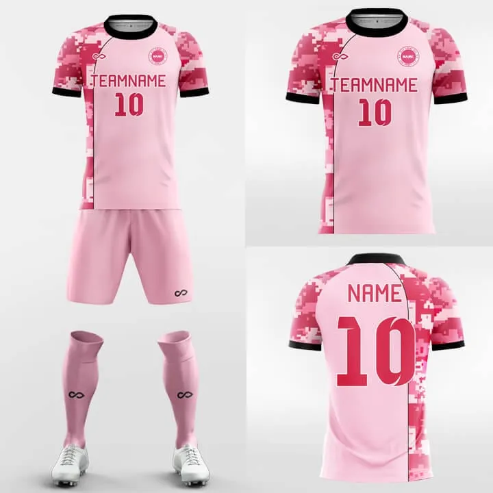 Pink Soldier-Custom Soccer Jerseys Kit Sublimated Design