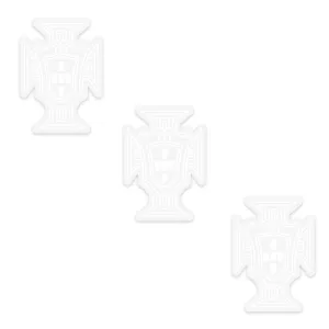 Portugal National Team Clear Sticker FPF Official Emblem, Set of 3