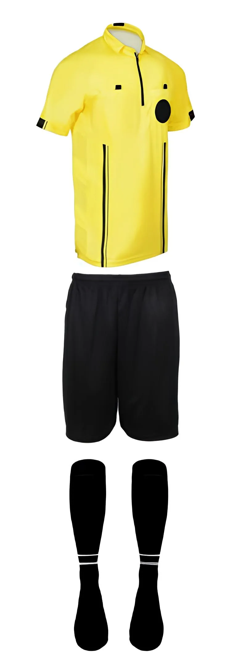 Pro Soccer Referee Uniform – 3 Piece Basics Ref Gear