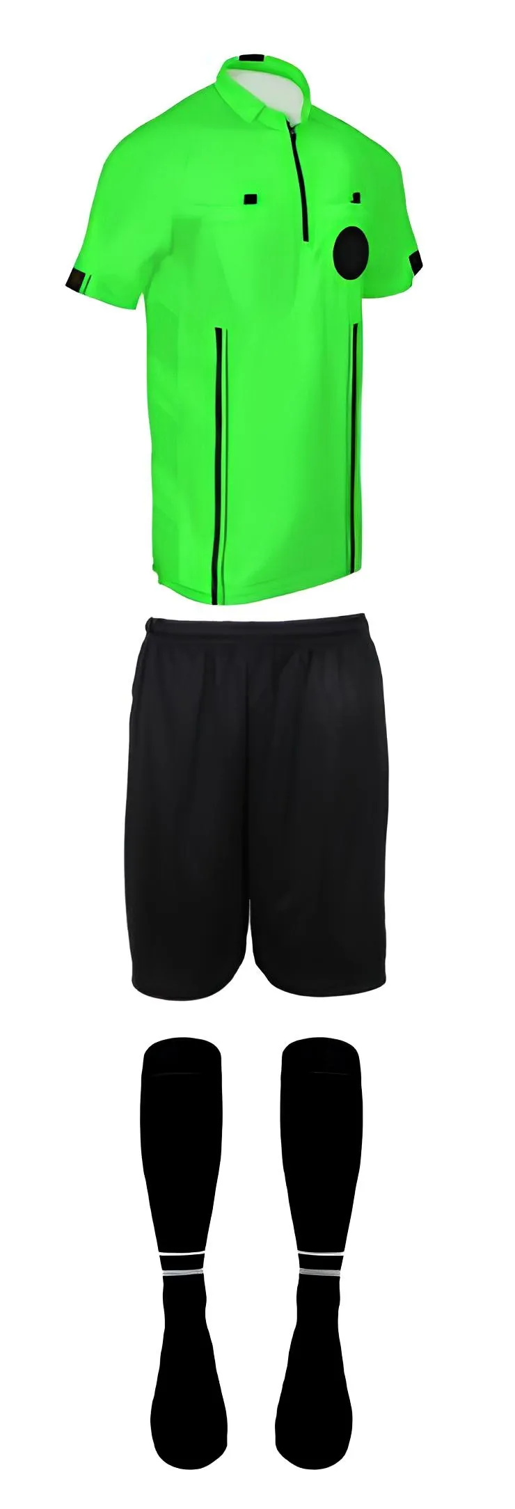 Pro Soccer Referee Uniform – 3 Piece Basics Ref Gear