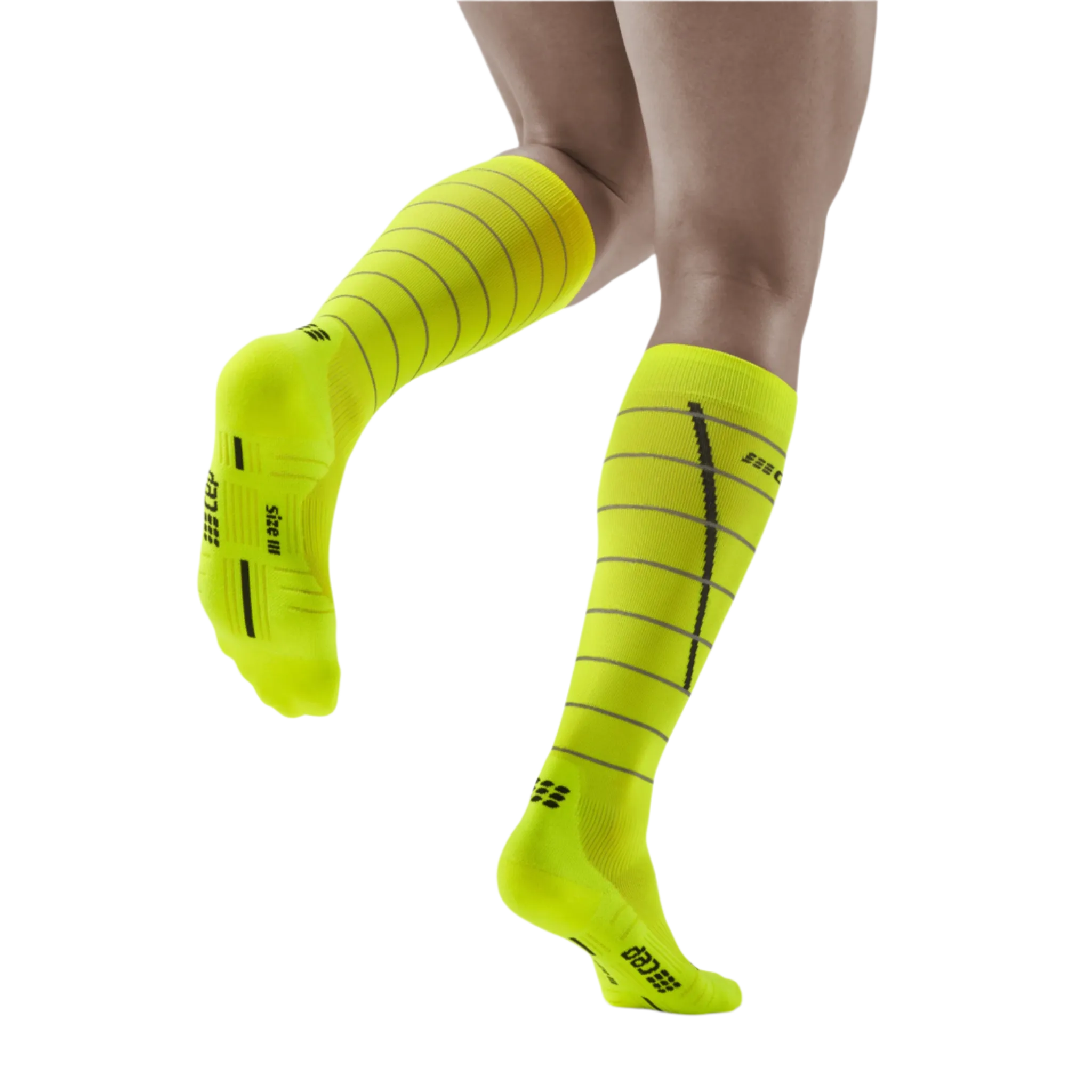 Reflective Tall Compression Socks, Men