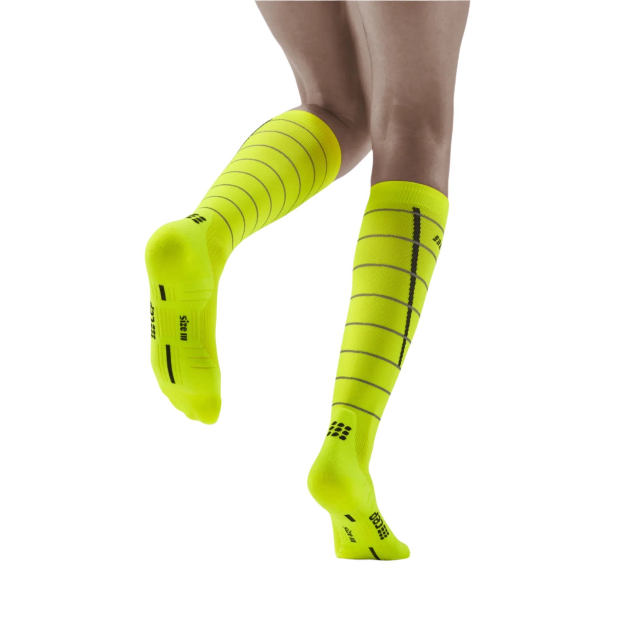 Reflective Tall Compression Socks, Women