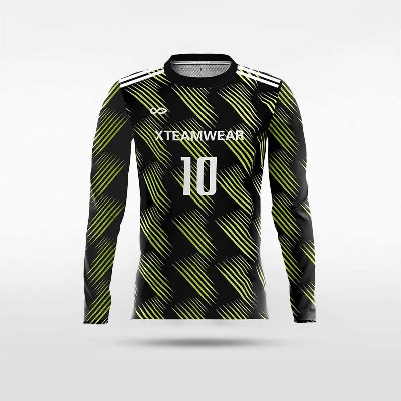 Retro Ⅱ - Customized Kids Sublimated Long Sleeve Soccer Jersey