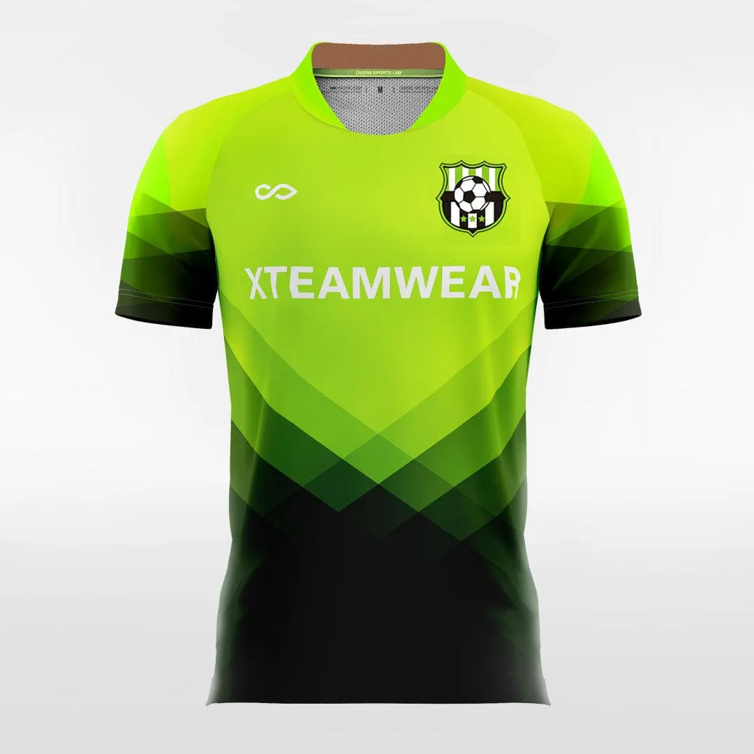 Rocky Mountains - Customized Men's Fluorescent Sublimated Soccer Jersey