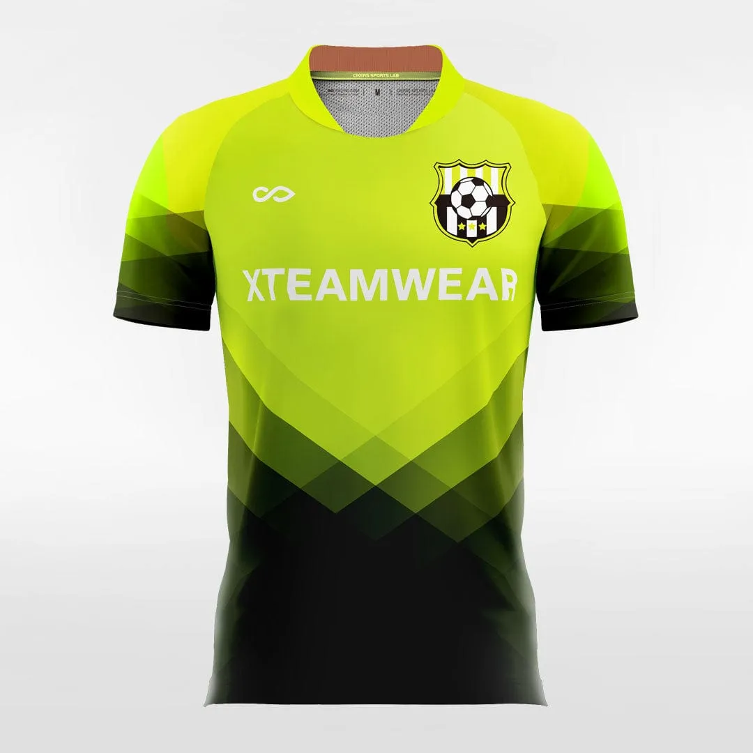 Rocky Mountains - Customized Men's Fluorescent Sublimated Soccer Jersey