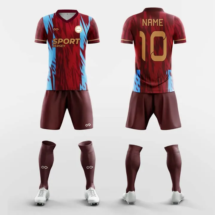 Rosewood  - Custom Soccer Jerseys Kit Sublimated Design