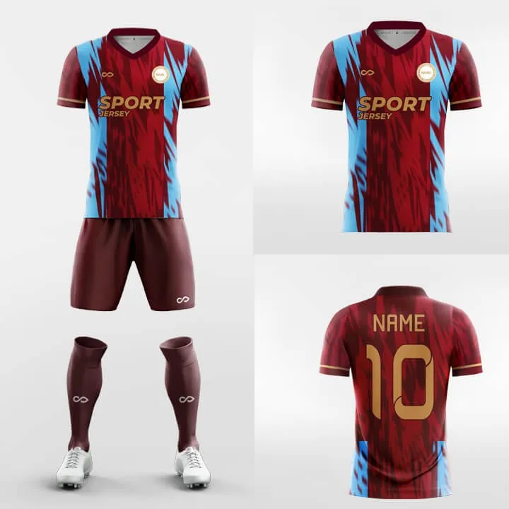 Rosewood  - Custom Soccer Jerseys Kit Sublimated Design