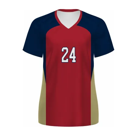 Russell Athletic Ladies Freestyle Sublimated V-Neck Soccer Jersey