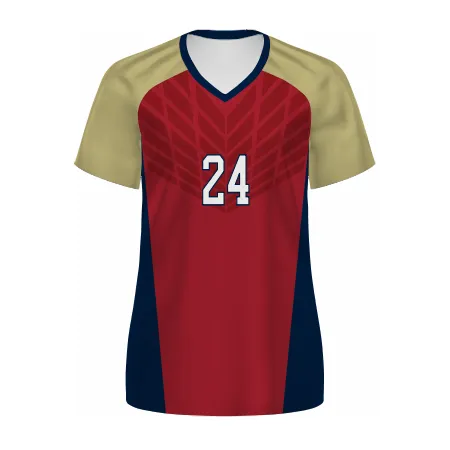 Russell Athletic Ladies Freestyle Sublimated V-Neck Soccer Jersey