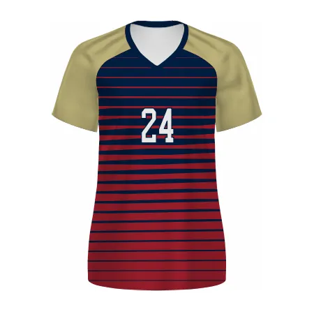 Russell Athletic Ladies Freestyle Sublimated V-Neck Soccer Jersey