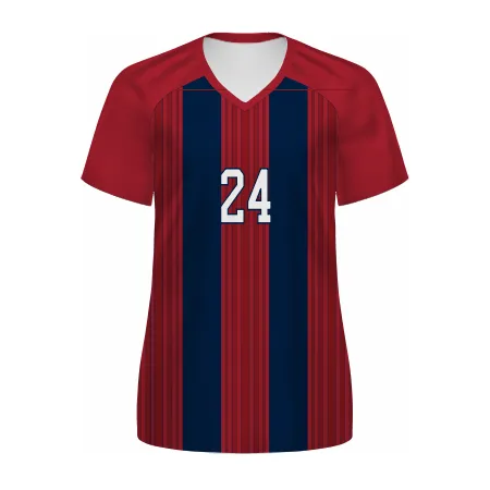 Russell Athletic Ladies Freestyle Sublimated V-Neck Soccer Jersey