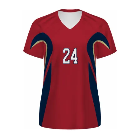 Russell Athletic Ladies Freestyle Sublimated V-Neck Soccer Jersey