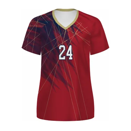 Russell Athletic Ladies Freestyle Sublimated V-Neck Soccer Jersey