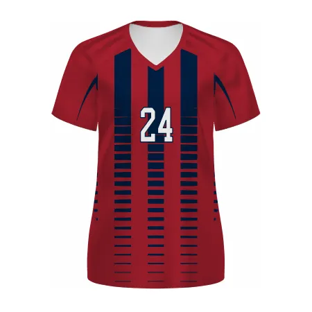 Russell Athletic Ladies Freestyle Sublimated V-Neck Soccer Jersey