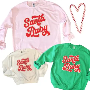 Santa Baby Christmas Sweatshirts (Various Styles)